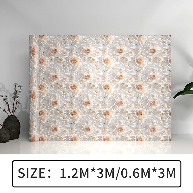 Cross-border wall adhesive thick wallpaper, continuous self-adhesive large area waterproof and moisture-proof wall decoration wallpaper for bedrooms, self-adhesive wallpaper detail image 18