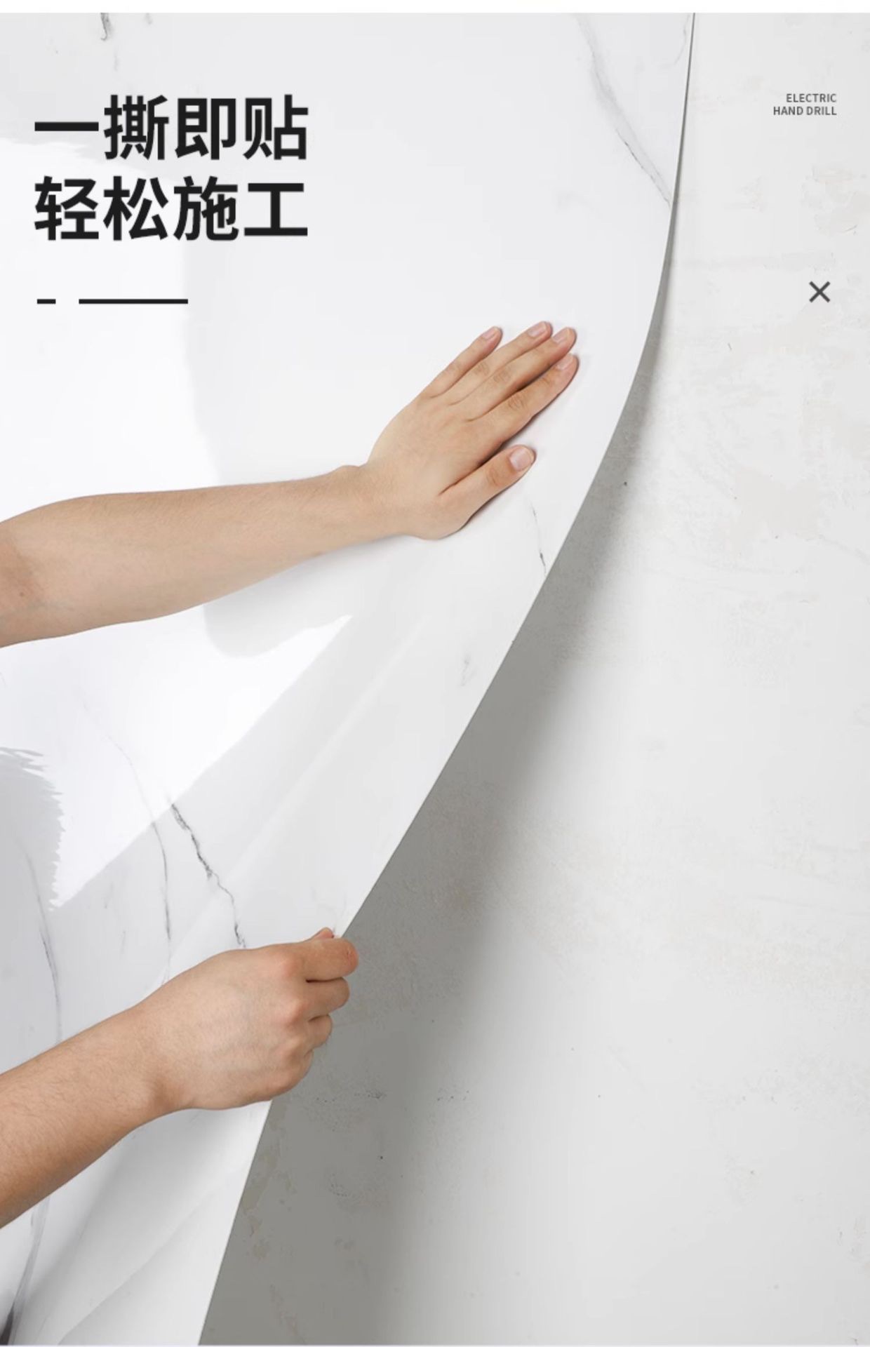 Cross-border wall stickers, thick self-adhesive wallpaper, large-area waterproof and moisture-proof wall decoration wallpaper for continuous self-application in bedrooms detail image 10