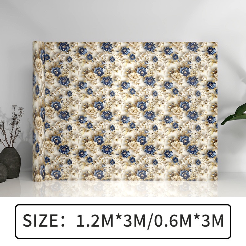 Cross-border wall adhesive thick wallpaper, continuous self-adhesive large area waterproof and moisture-proof wall decoration wallpaper for bedrooms, self-adhesive wallpaper detail image 14