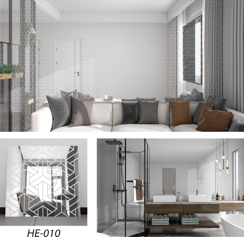 PVC mirror-finished wall decoration, self-adhesive waterproof and moisture-proof wallpaper for shops, storefronts, and shops to cover up and renovate detail image 13