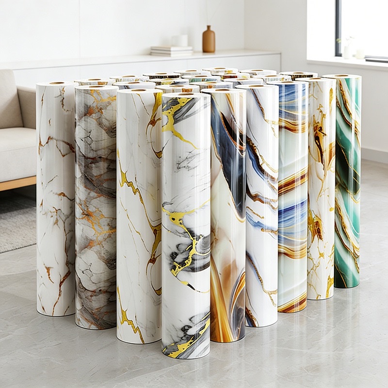 Cross-border wall stickers, thick self-adhesive wallpaper, large-area waterproof and moisture-proof wall decoration wallpaper for continuous self-application in bedrooms