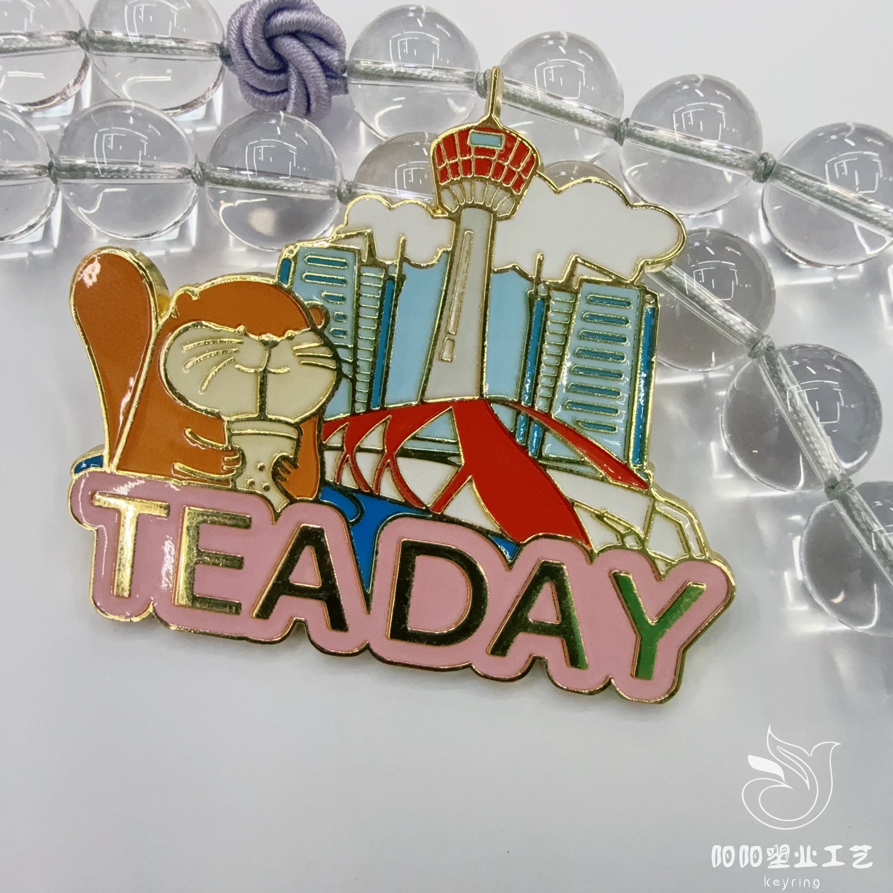 Customized logo metal fridge magnets, city scenic spots, landmark cultural and creative magnetic stickers, school and enterprise anniversary commemorative blind boxes details Picture