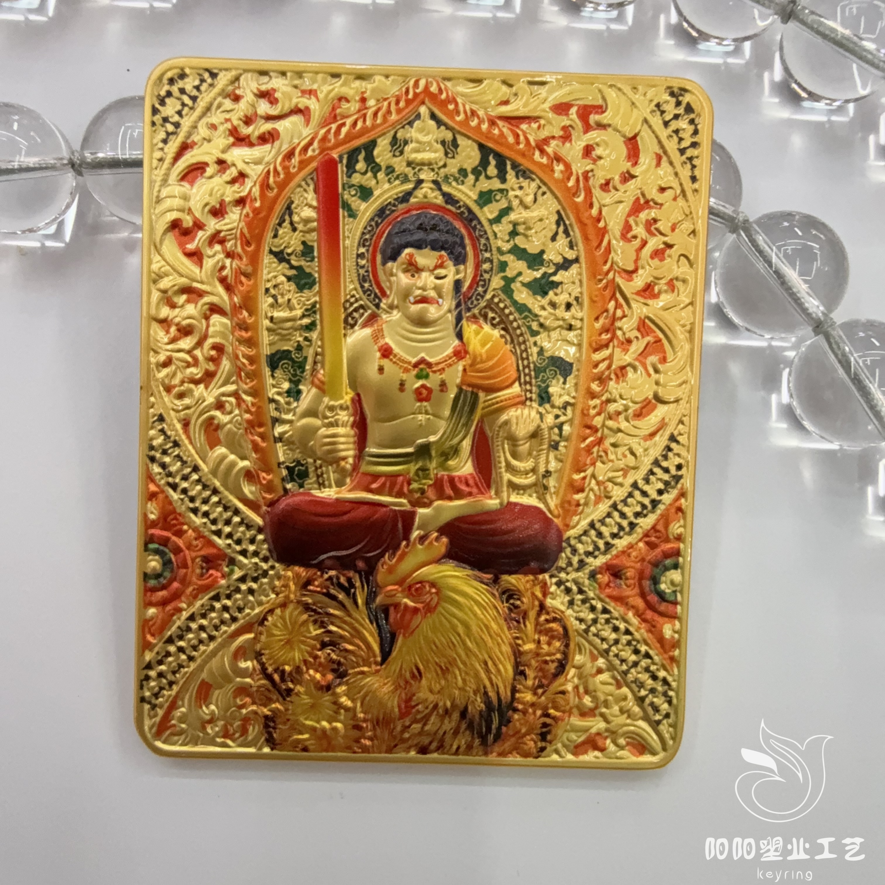 唐卡黄财神民族风十二生肖唐卡图唐卡细节图