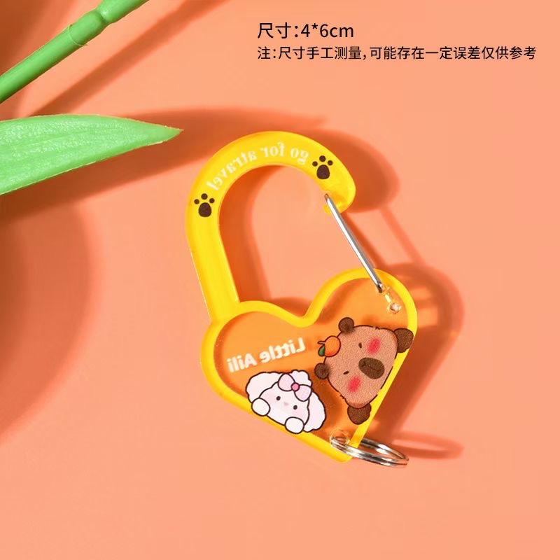 Acrylic mountaineering buckle pendants, cute cartoon and anime-related keychain pendants, custom-made based on provided pictures, gifts, wholesale souvenirs, multi-functional products details Picture