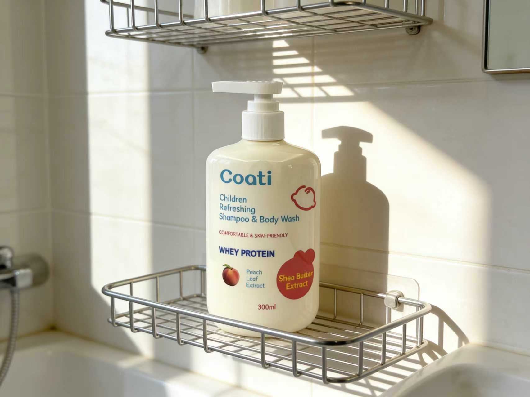 300ml Refreshing shampoo and Body Wash, Baby Shampoo and Body Wash 2-in-1, Gentle and non-irritating shampoo and Body Wash for children, Shampoo and Body Wash gel Specification image