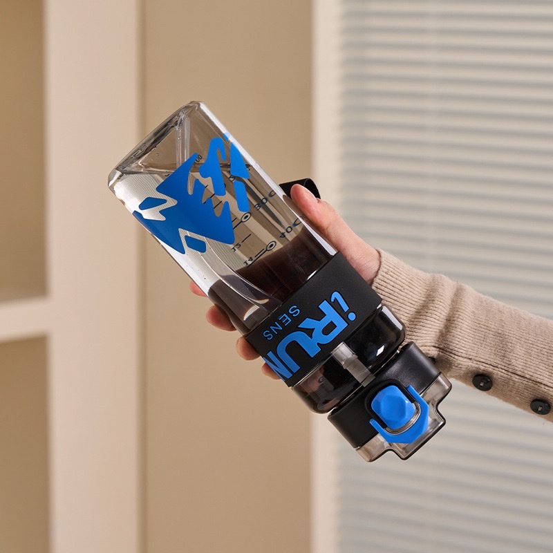 Outdoor large-capacity plastic cup, sports water bottle, space pot, hand-held fitness water cup, double-drinking portable straw cup, other TY-0109-493/TY-0110-493 pic 7