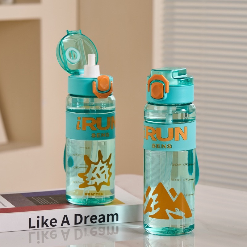 Outdoor large-capacity plastic cup, sports water bottle, space pot, hand-held fitness water cup, double-drinking portable straw cup, other TY-0109-493/TY-0110-493 pic 5