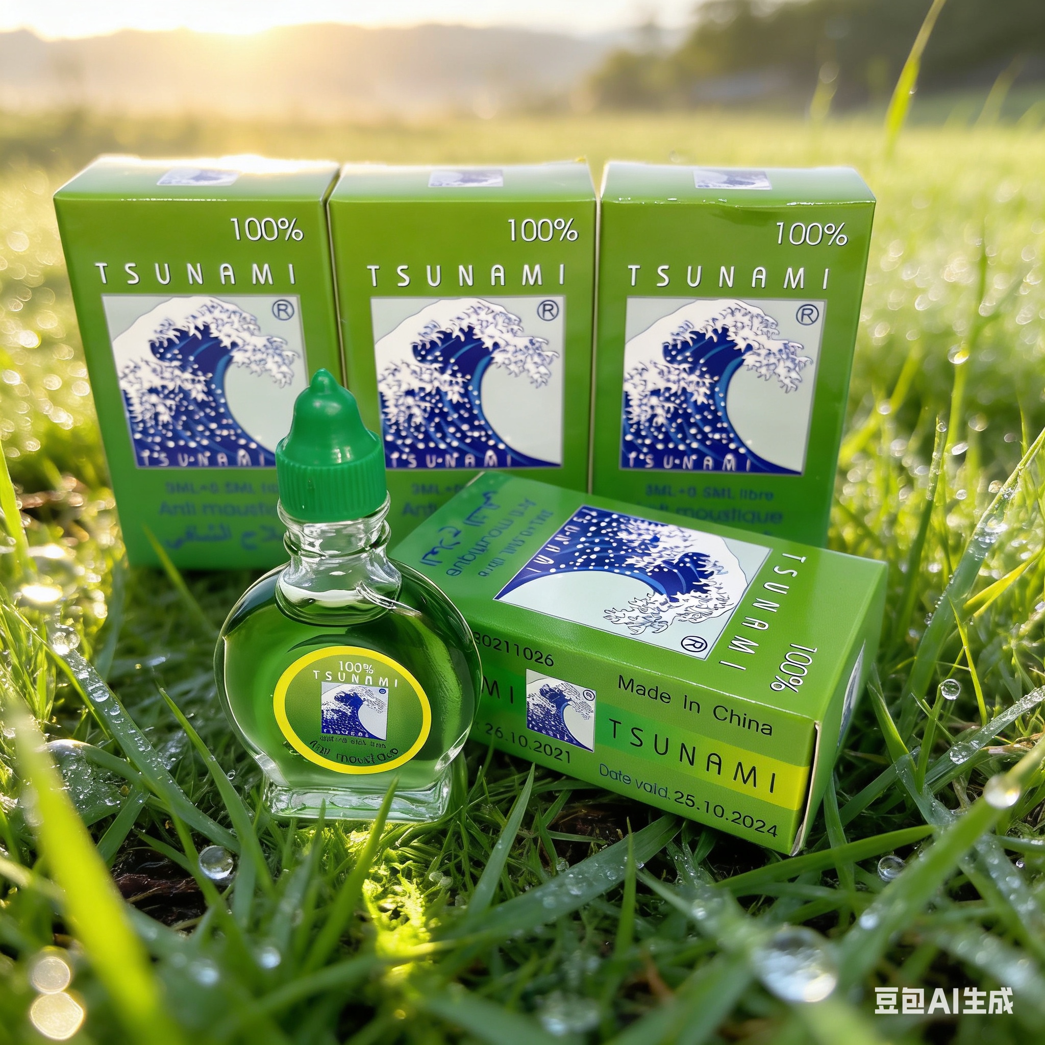 TSUNAMI海浪精油薄荷清凉膏提神清凉膏专供出口