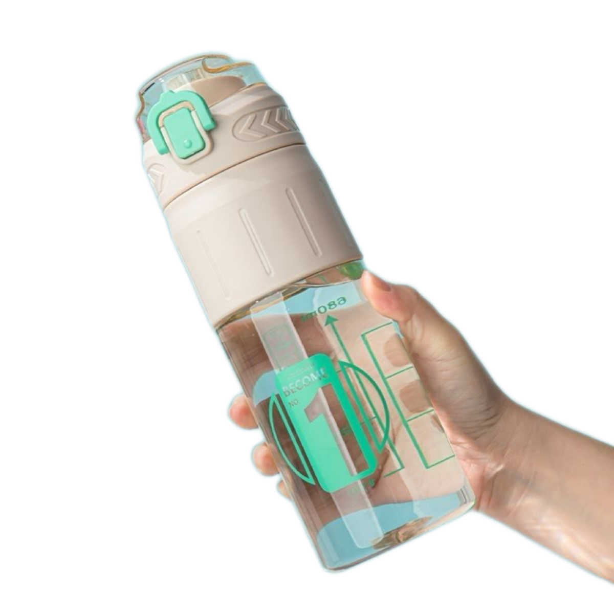 Large-capacity water cup, high-temperature resistant straw, portable sports student outdoor sports water bottle for men and women, fitness cup, others 2091-945/2092-945, material :PC Item Picture