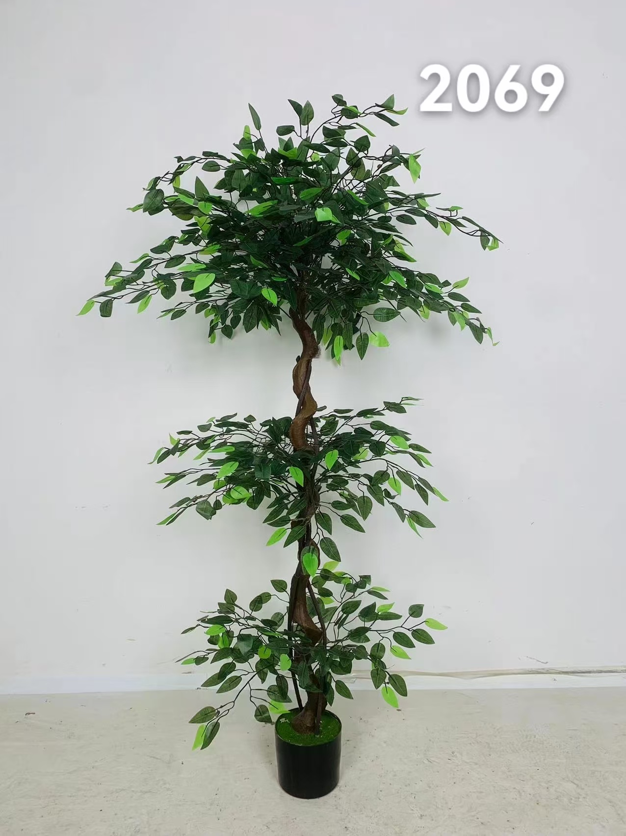 仿真植物，室内装饰，入户处原本单调空旷，添加仿真绿植后，瞬间充满生机。绿植的自然气息与花卉的柔美相得益彰，营造出温馨氛围，让人一进门就感受到自然之美，心情都变得愉悦啦-
详情图2