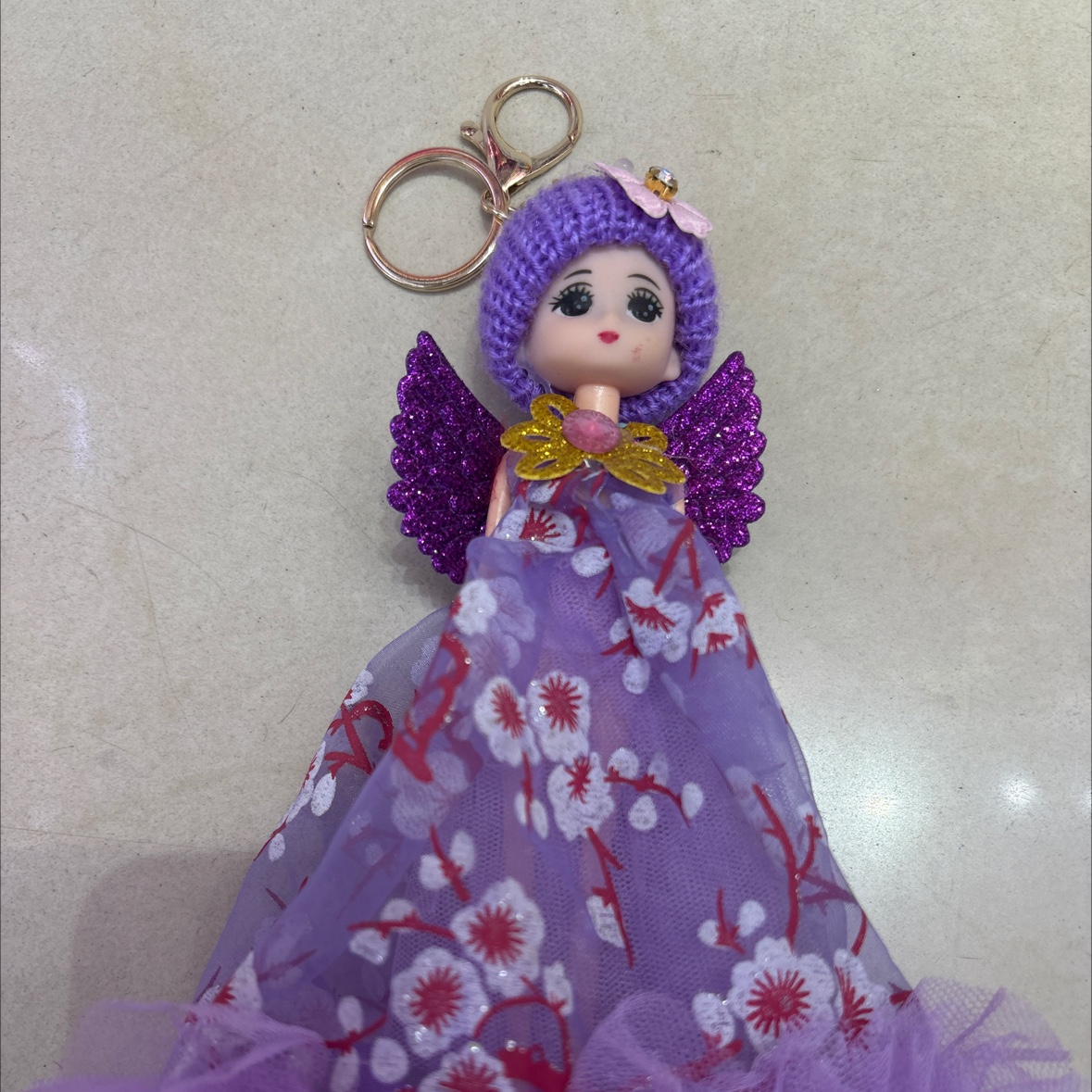 马年小公仔钥匙扣塑料摆件可爱挂饰钥匙扣