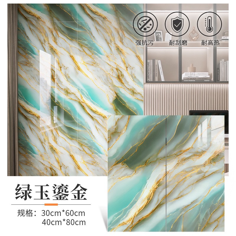 Self-adhesive wallpaper for waterproof and moisture-proof imitation tiles, bathroom wall renovation, bedroom wall decoration, and cozy background wall decoration detail image 16