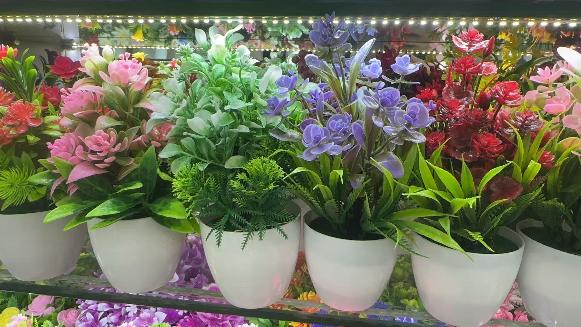 塑料仿真花盆景112号