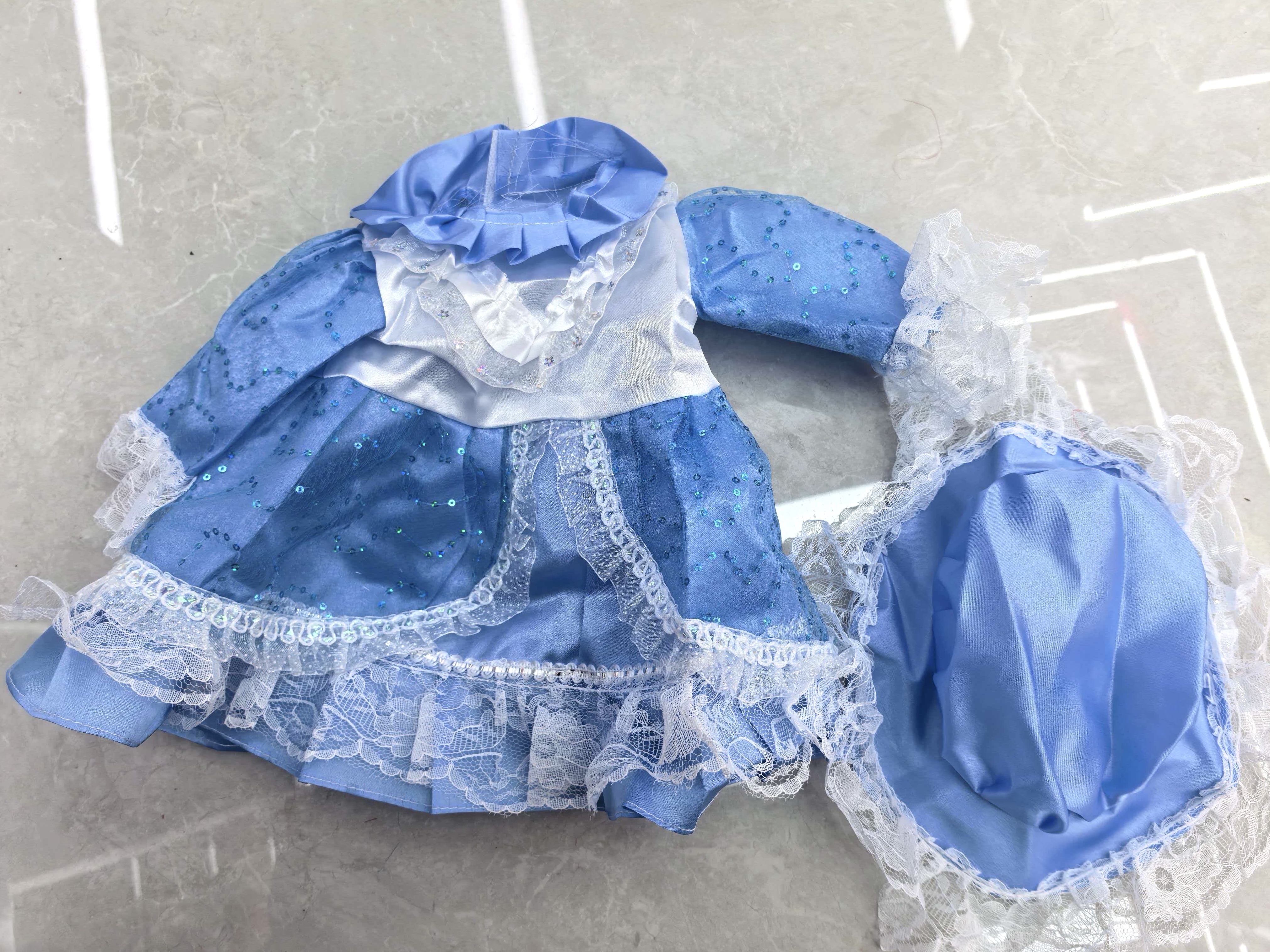 混装夏装芭比娃娃裙子套装仿真娃娃女娃蕾丝