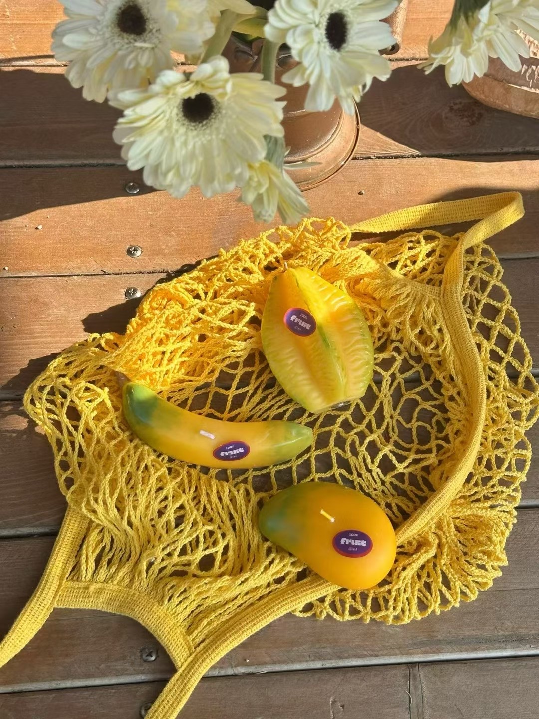 Mango scented candles, fruit candles, atmosphere, birthday gifts, festival gifts, and decorative items details Picture