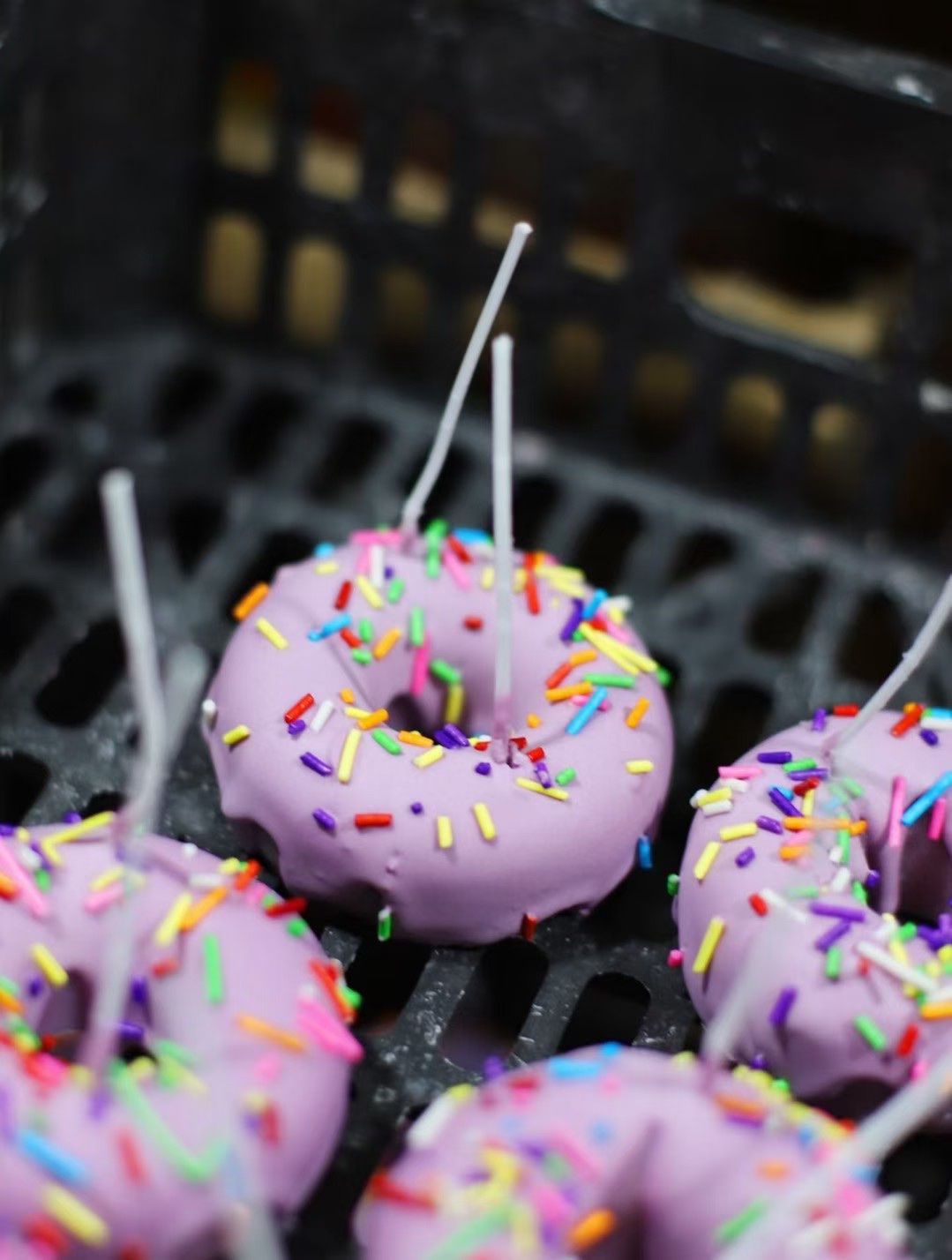 仿真甜品甜甜圈香薰蜡烛9色节日礼物摆件礼品蜡烛