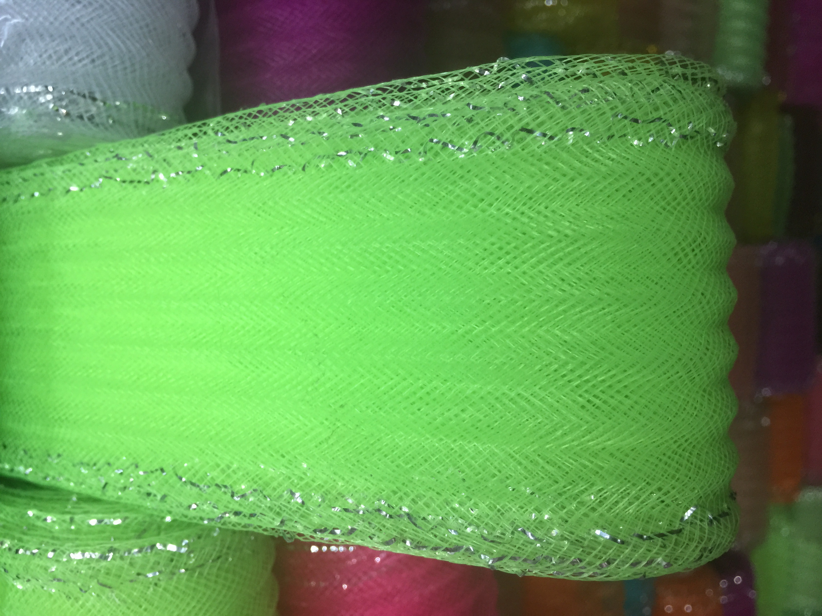 6.8 Silver-edge corrugated webbing gift packaging ribbons Specification image