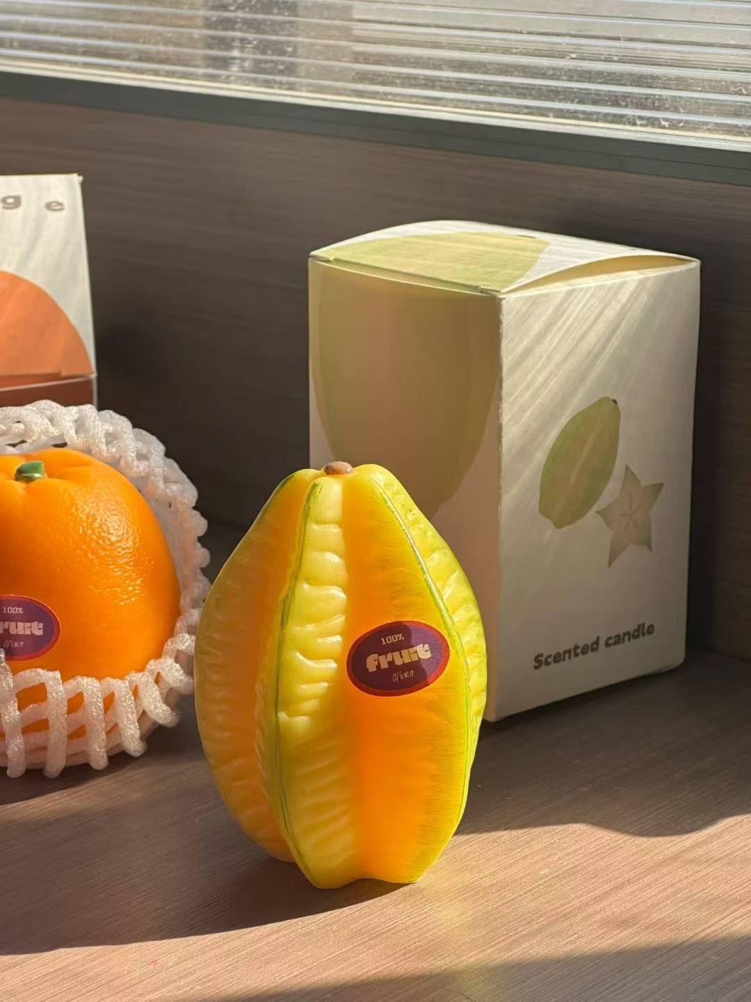 Mango scented candles, fruit candles, atmosphere, birthday gifts, festival gifts, and decorative items detail image 8