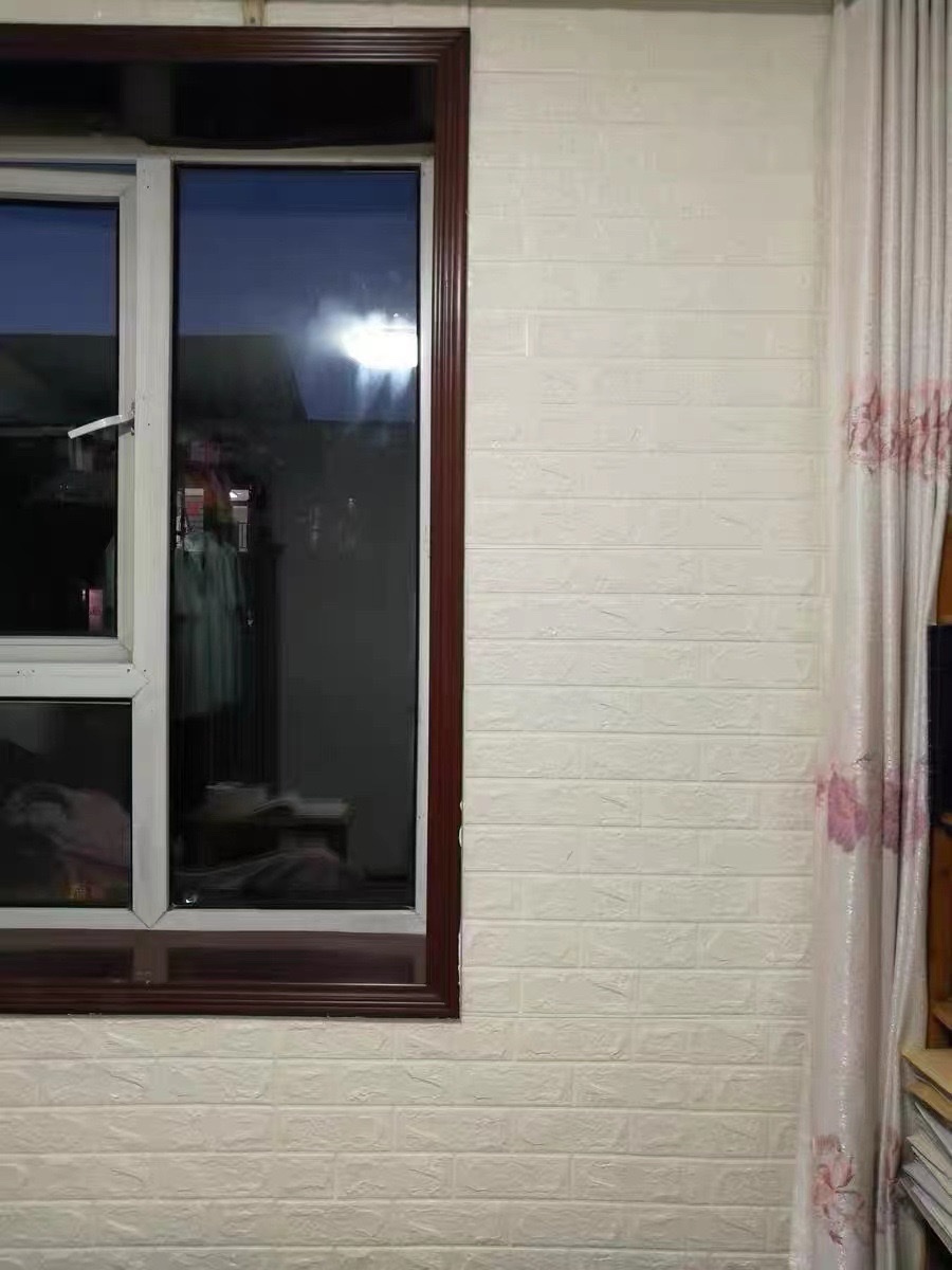 Cross-border brick-textured self-adhesive wallpaper, 3d stereoscopic small-sized foam wall stickers, waterproof renovation, old wall wallpaper wholesale detail image 2