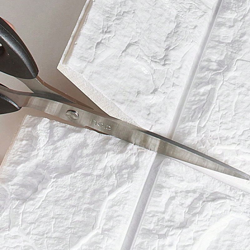 Cross-border brick-textured self-adhesive wallpaper, 3d stereoscopic small-sized foam wall stickers, waterproof renovation, old wall wallpaper wholesale Specification image