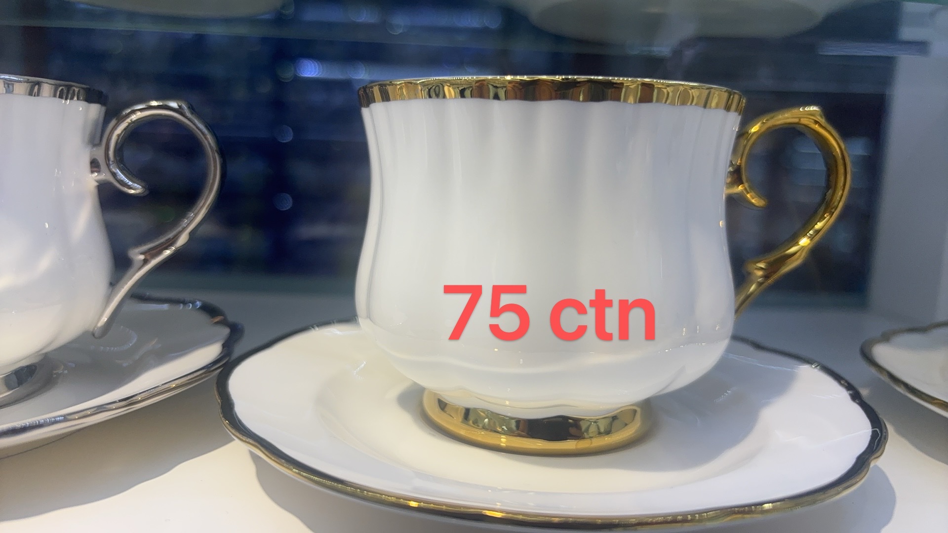 Ceramic cup and plate printed household gifts, exquisite gift box packaging! Specification image