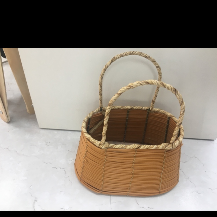 茶室编织小竹篮木篮子竹编篮收纳篮
