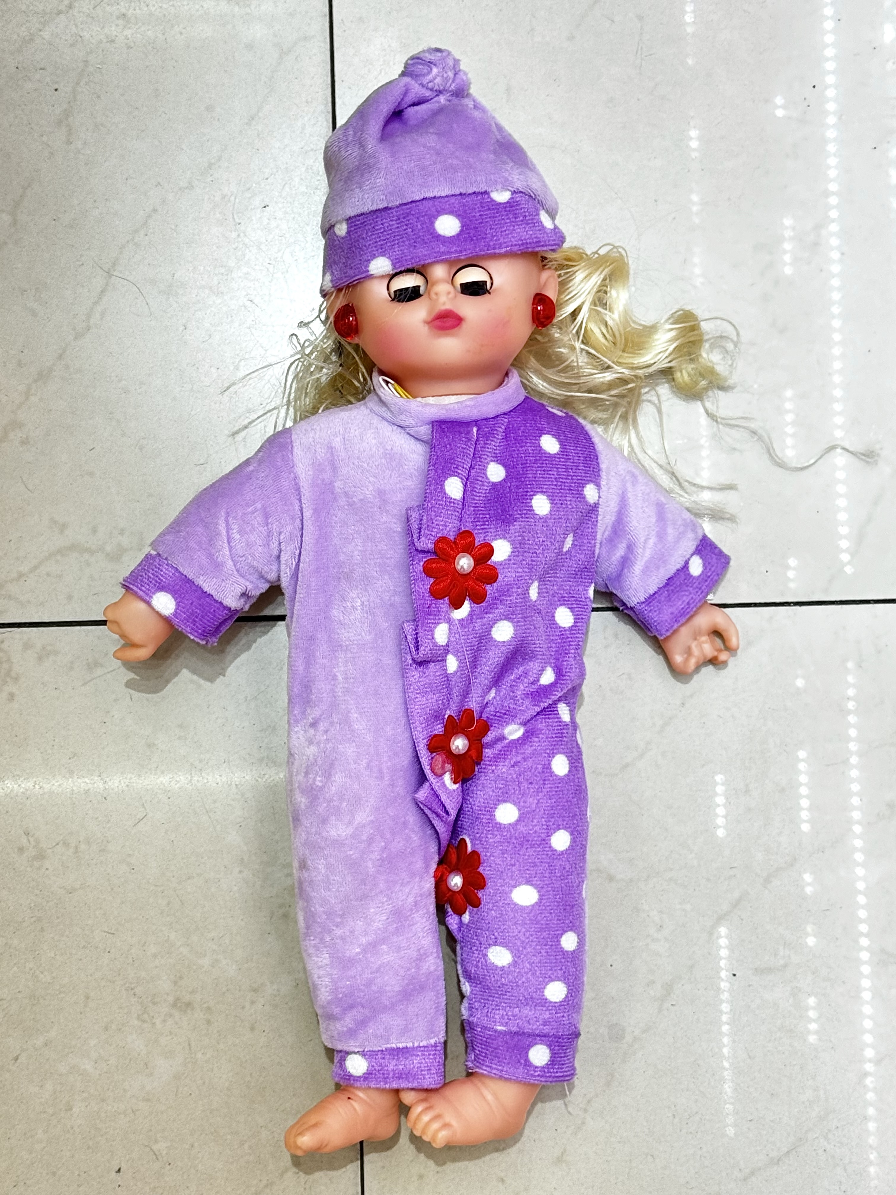 家政娃娃培训仿真婴儿军训娃娃洋娃娃模型育婴师教具宝宝假人玩具波点