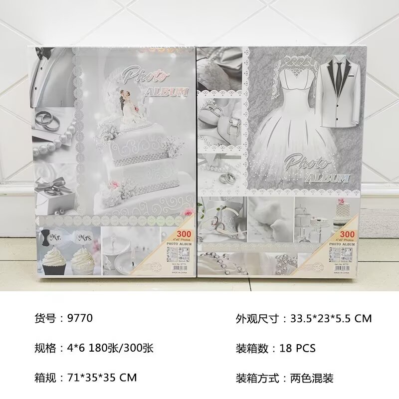 Card album, ins photo album, Pvc storage book, card storage book, 12-compartment set detail image 6