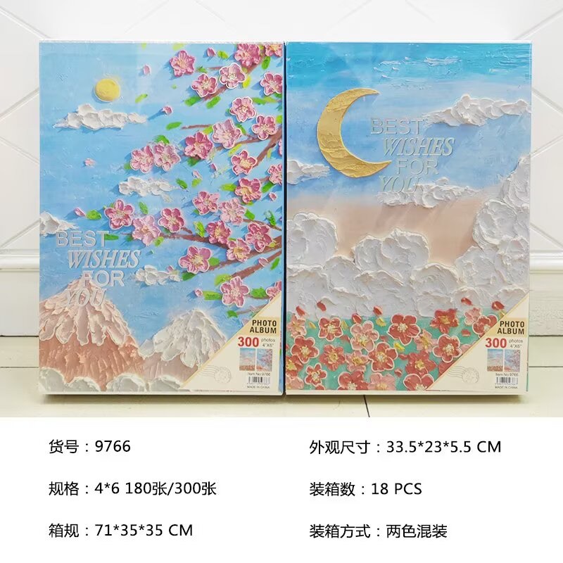 Card album, ins photo album, Pvc storage book, card storage book, 12-compartment set Item Picture