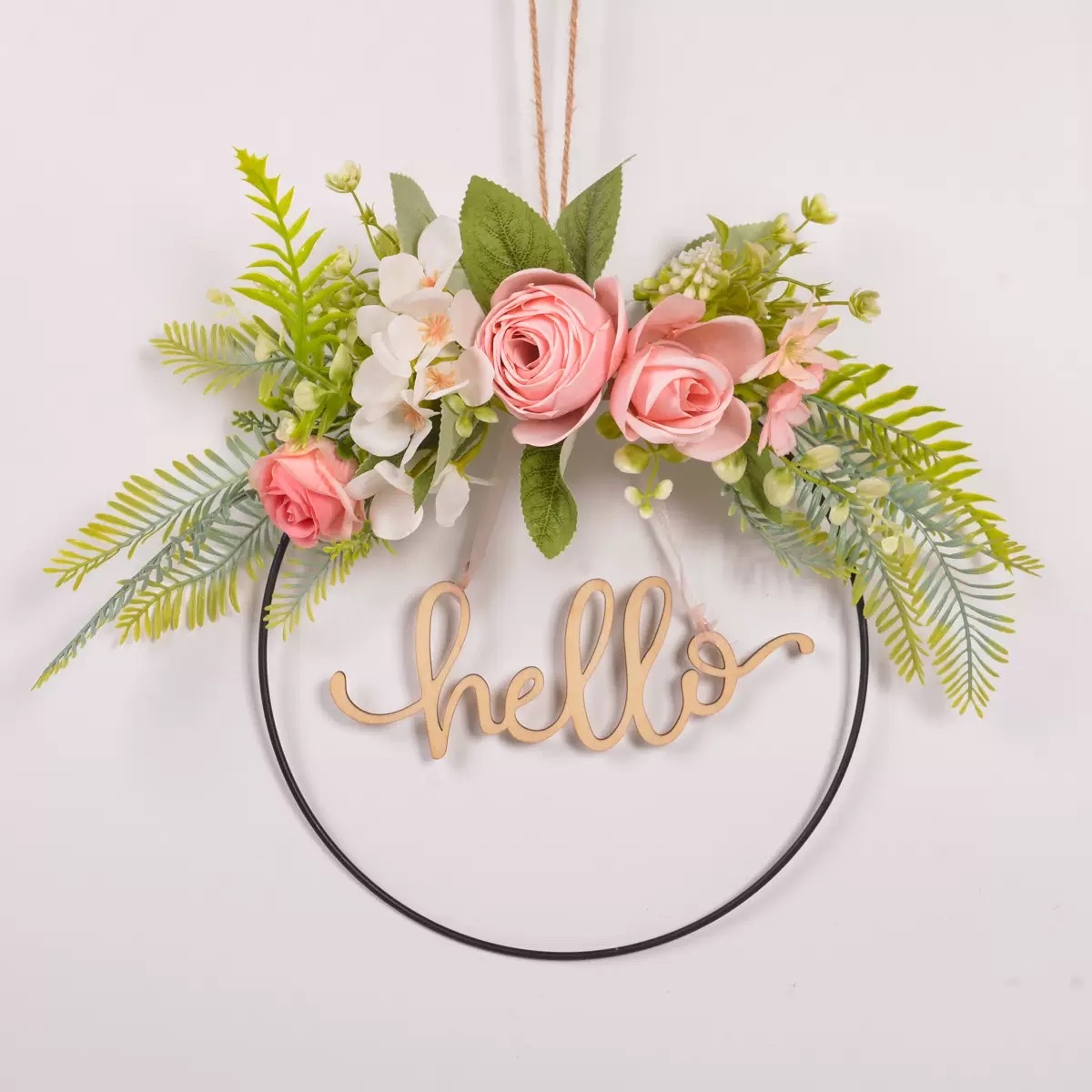 Foreign artificial flower garlands, artificial bonsai, plastic jasmine flowers for fresh decoration details Picture