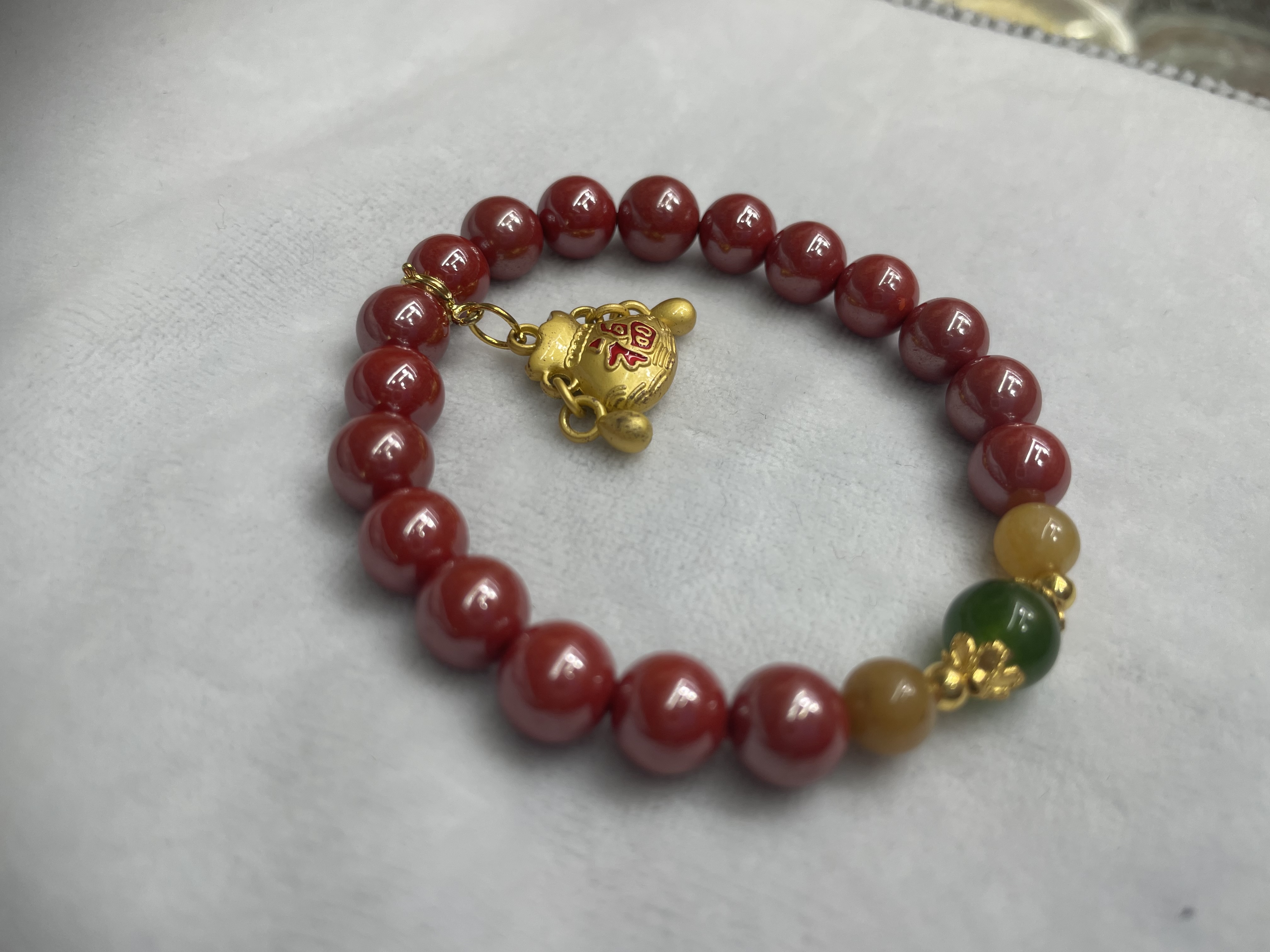 Red cinnabar bracelet for women in 2026, a red bracelet and jewelry gift for ladies