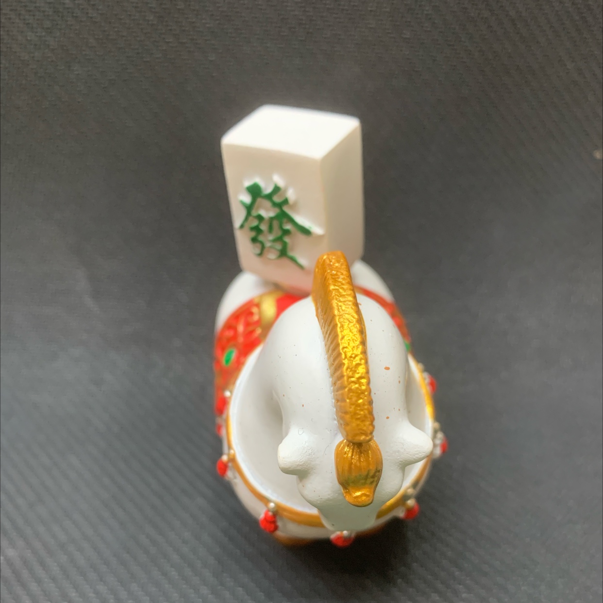 CAI's Fine Craft Resin Material hand-painted handicrafts Home Small ornaments, item No. 2026-1, Prosperity Horse Specification image
