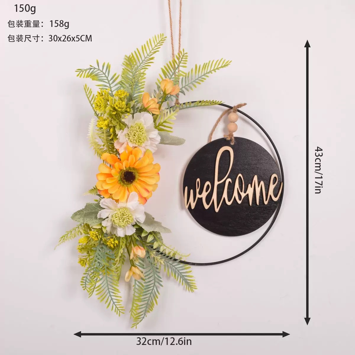 Foreign artificial flower garlands, artificial bonsai, plastic jasmine flowers for fresh decoration Application Scenario