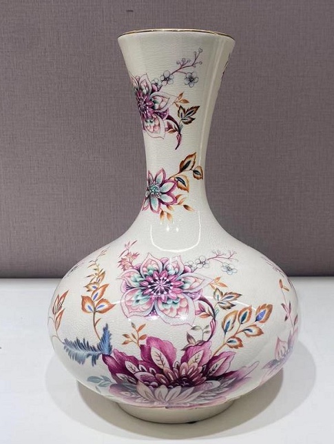 青花瓷水晶琉璃陶瓷玻璃花瓶装饰摆件家居用品细节图