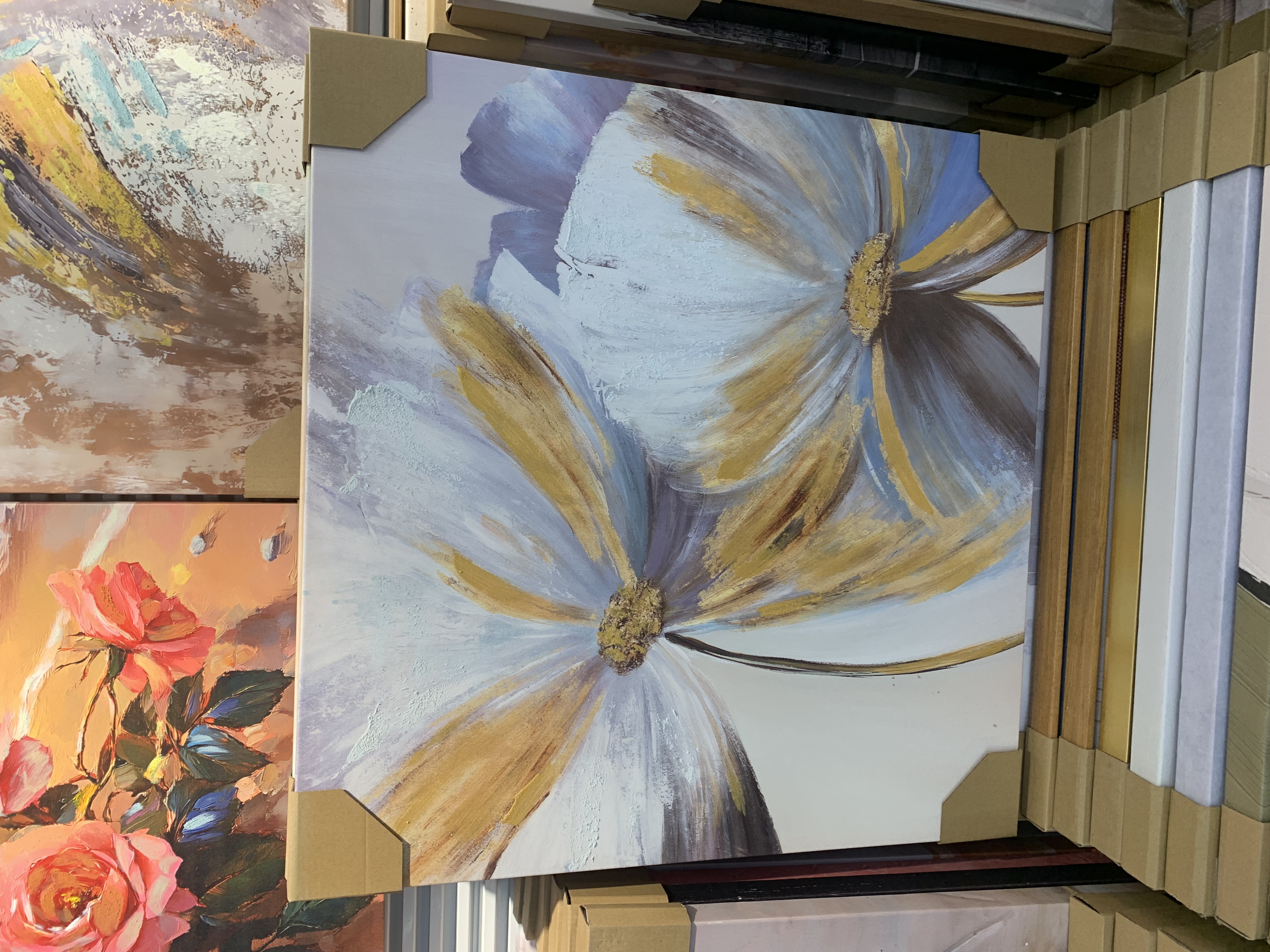 迎客松新中式农村客厅装饰画别墅挂画简约艺术画详情图4