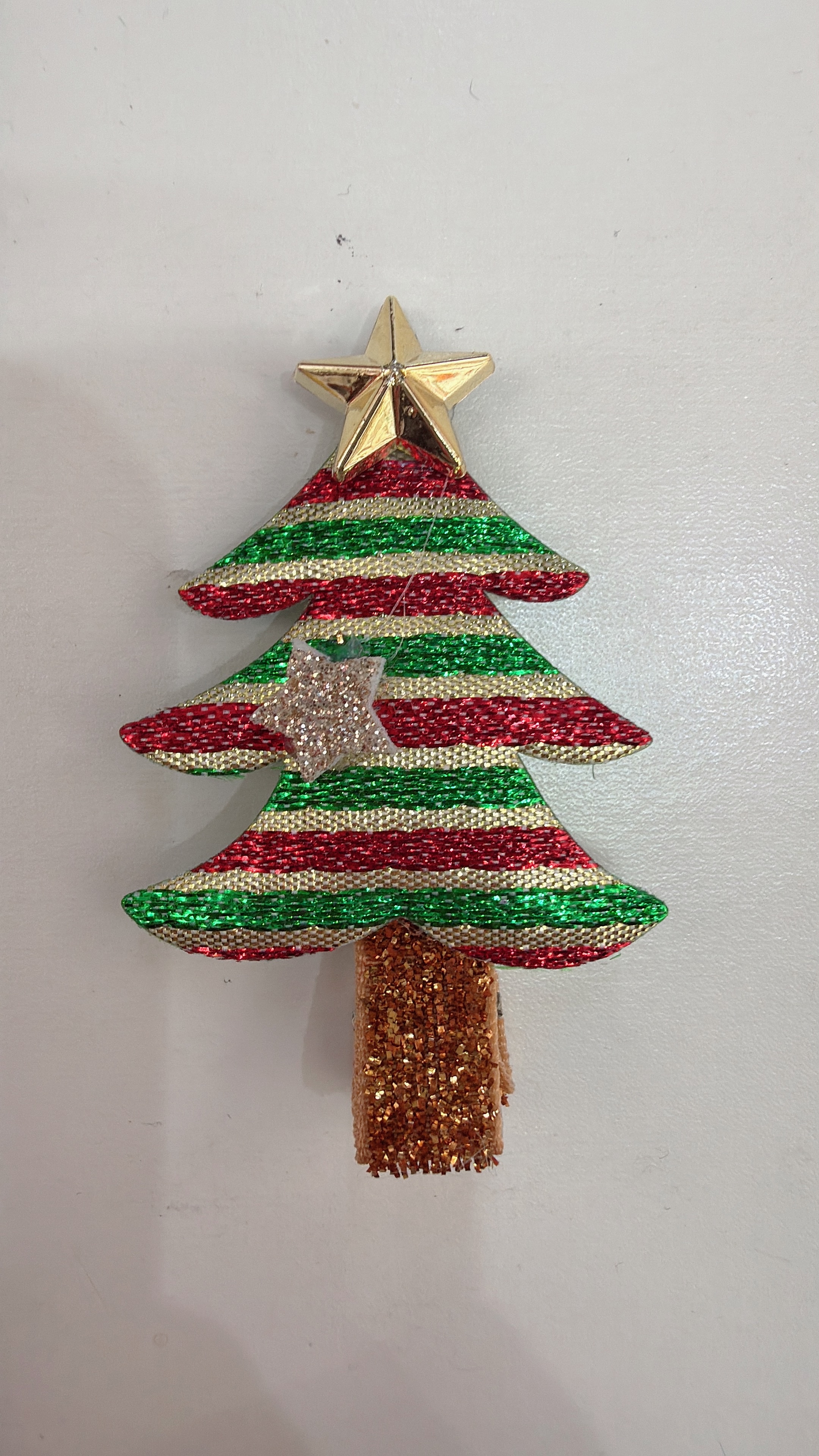 New Christmas decorations, cartoon and cute Christmas tree wreaths, children's DIY handmade Christmas decoration accessories, hairpins and headwear