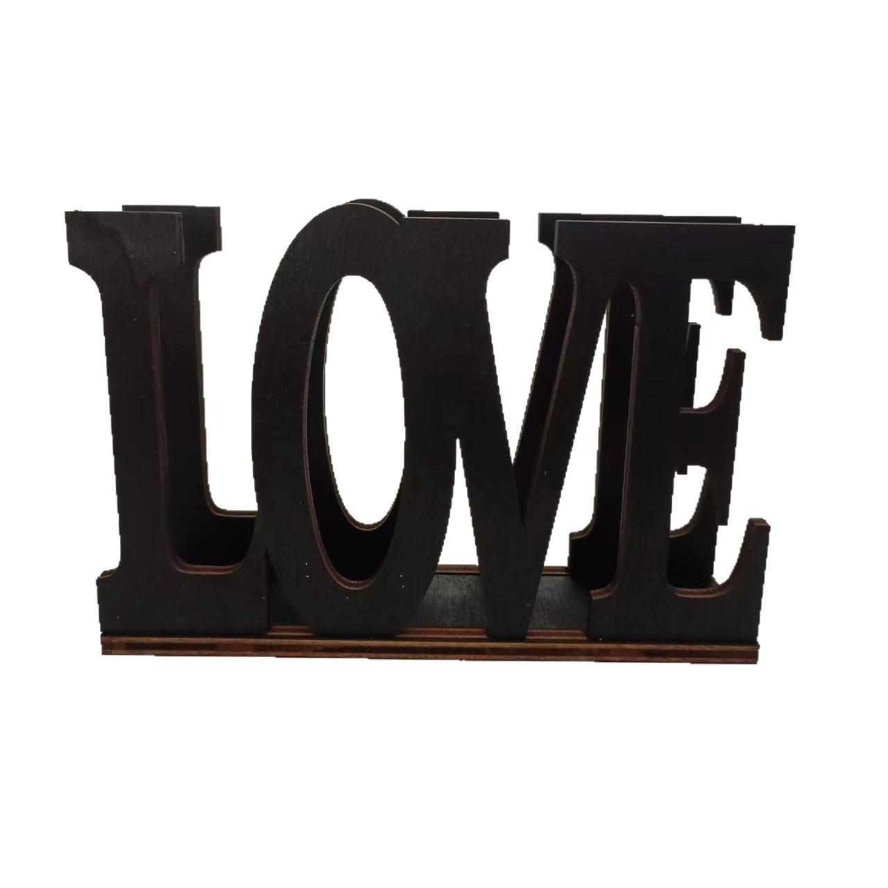 New Nordic-style wooden tissue holder, HOME and hotel tissue storage box 1pc desktop decoration LOVE HOME