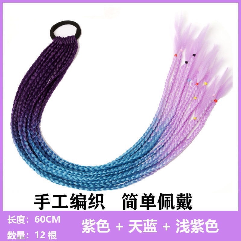 Cross-border wigs, colorful ponytails, braids, curly dreadlocks, ponytails, and synthetic fiber wigs Application Scenario