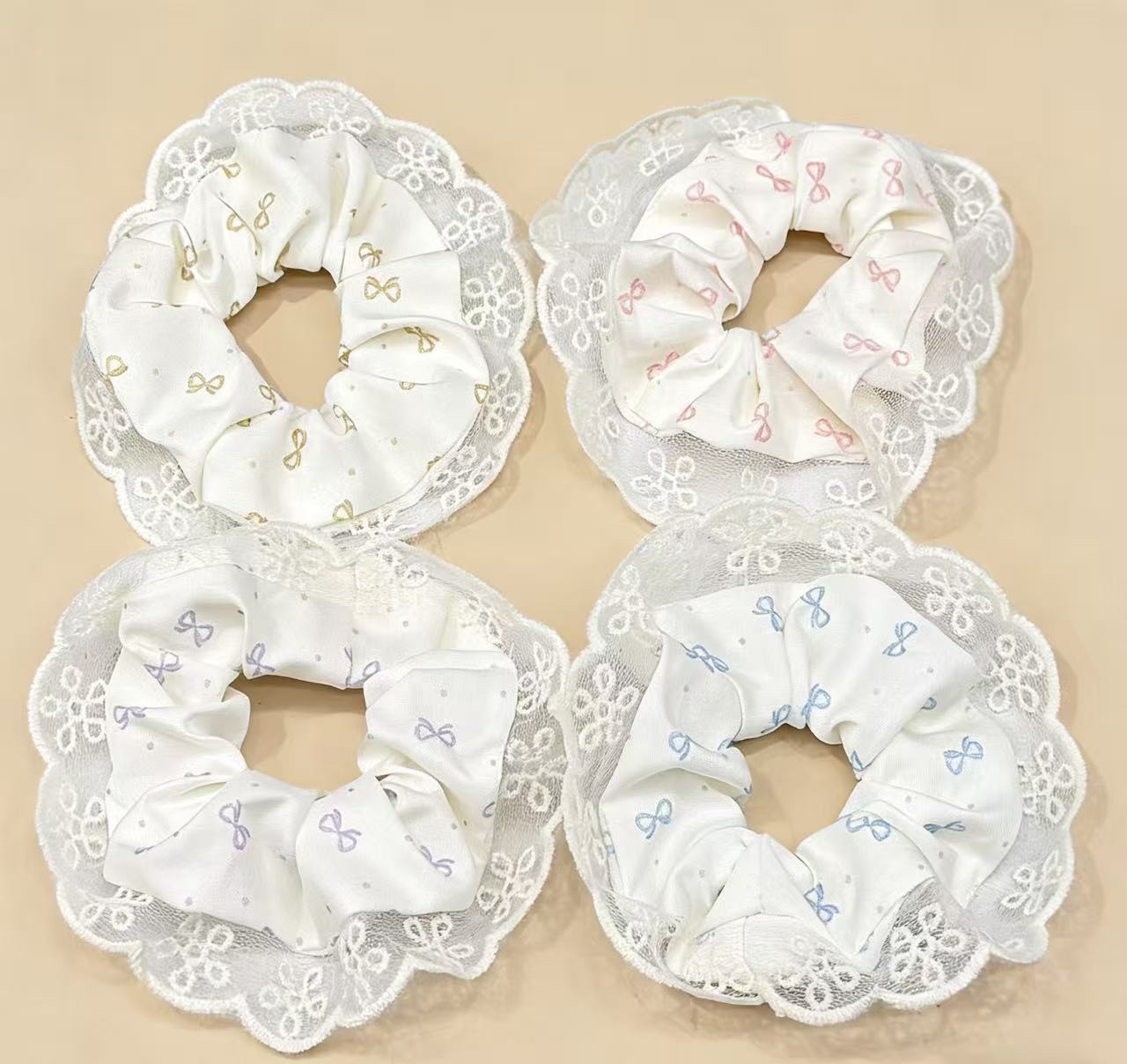 春夏款头绳大肠发圈发光饰品女款时尚发饰潮流装饰产品图