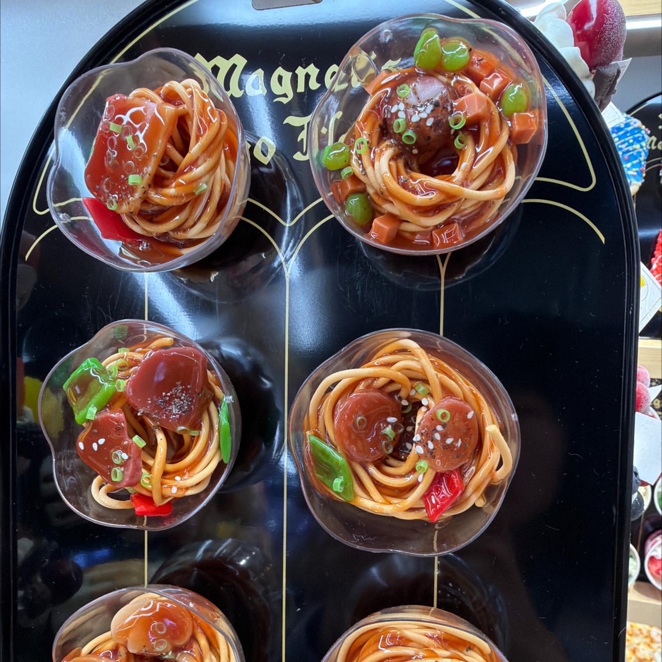 仿真食玩 冰箱贴解压 家具摆设 创意食玩 面条碗冰箱贴 