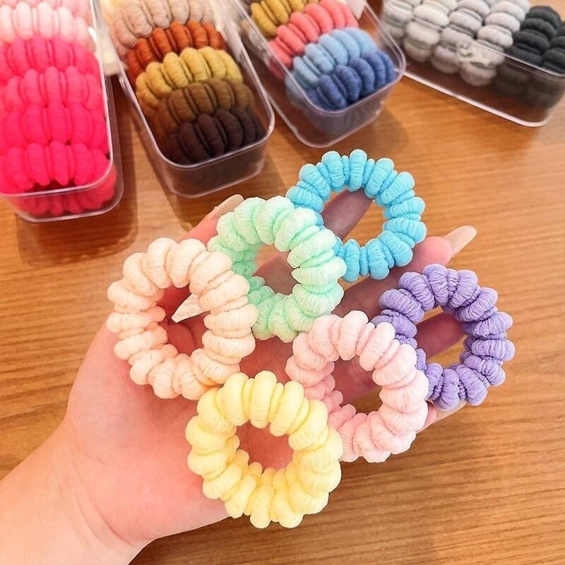 New women's high ponytail leather band with thick hair tie, high elasticity and durability adult hair band headwear Application Scenario