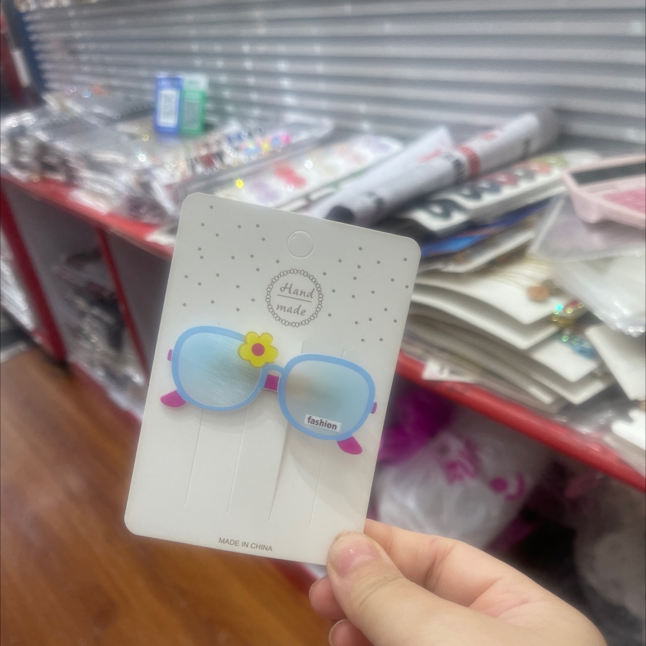 发夹可爱创意墨镜小清新甜美刘海侧边夹多巴胺拍照头饰碎发夹发饰细节图