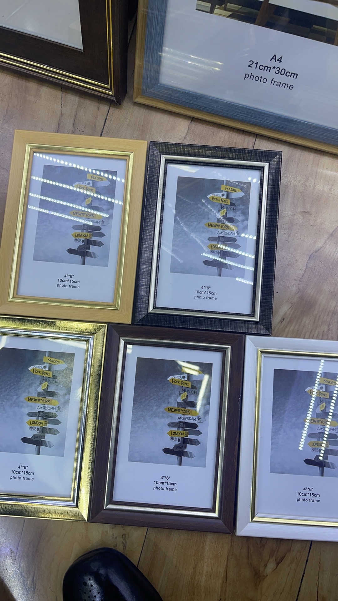 相框木制相框10cm相框画框1-2元大画框框架