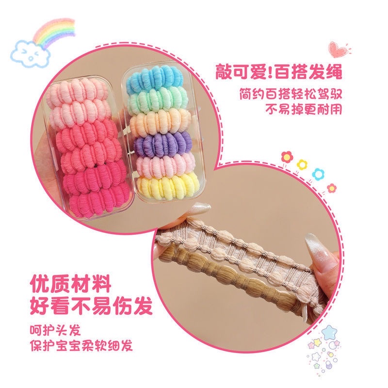 New women's high ponytail leather band with thick hair tie, high elasticity and durability adult hair band headwear Specification image