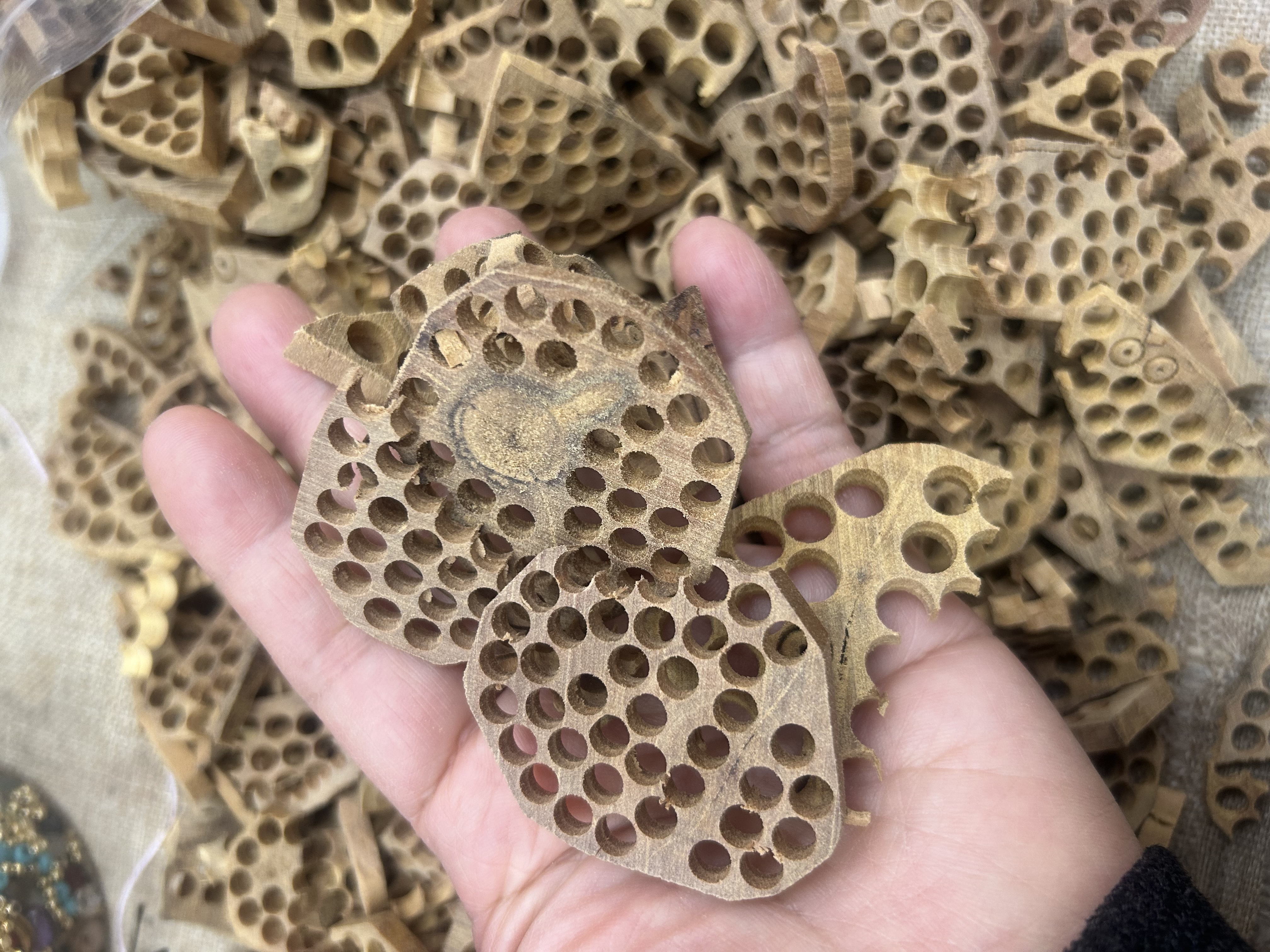 檀香木檀香料佛珠合香珠