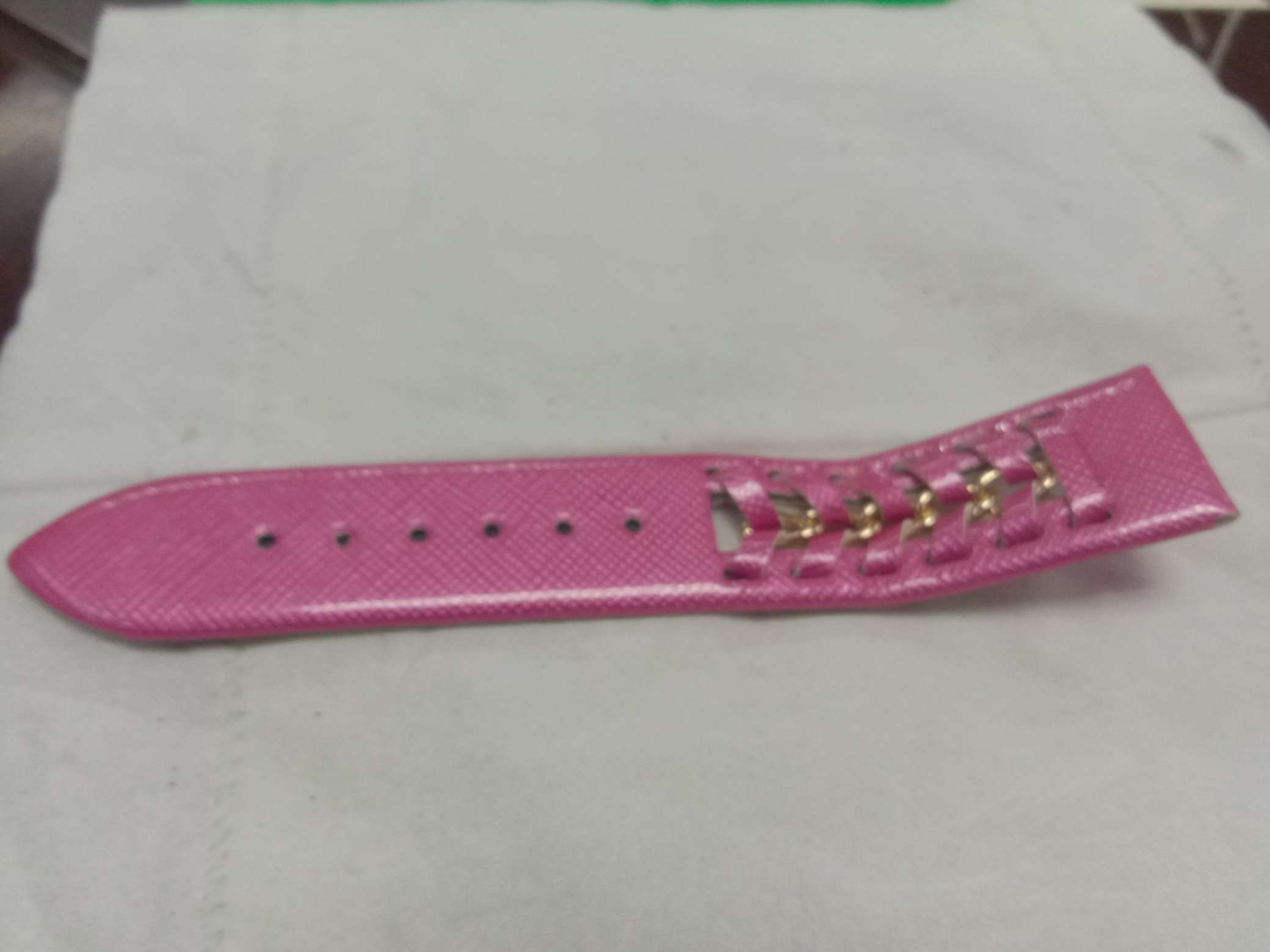 粉色真皮手表表带5600表带手表皮表带表带配件