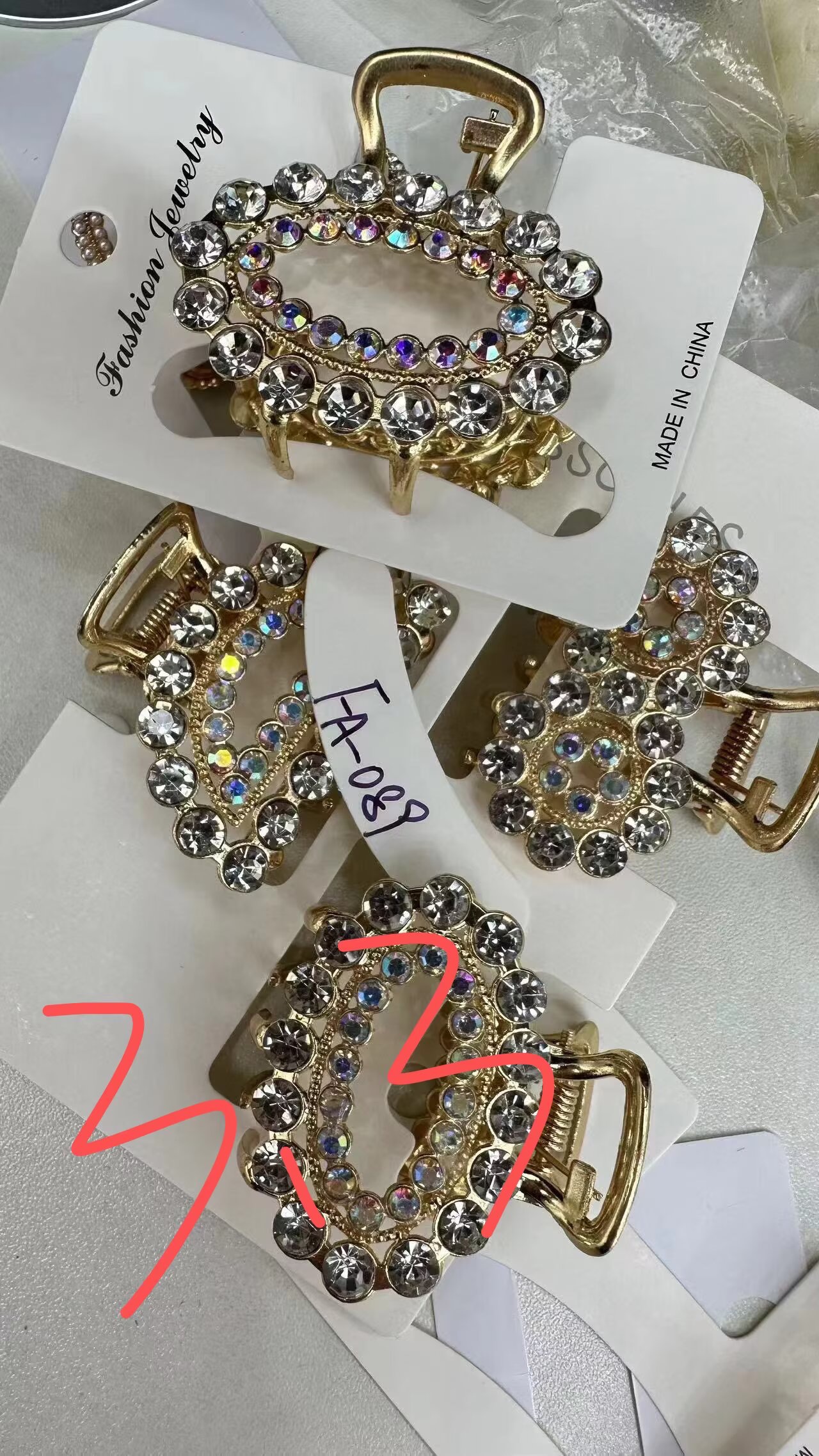 茉莉发夹发卡头饰爪子头饰品女可爱时尚发饰配件爪子头饰品