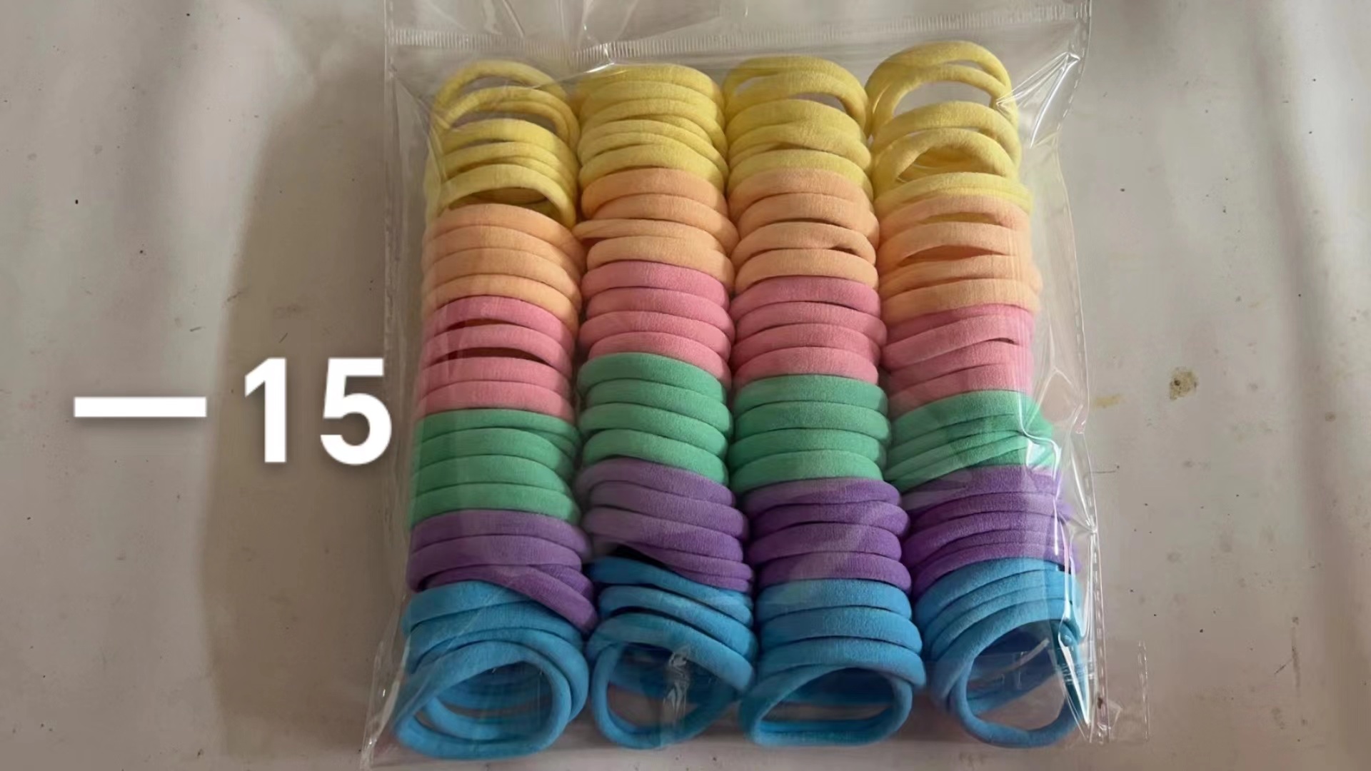 发圈韩版头饰头绳毛巾圈发饰无接缝皮筋100pcs爆款高品质高弹力中弹丝彩色多颜色头饰头饰