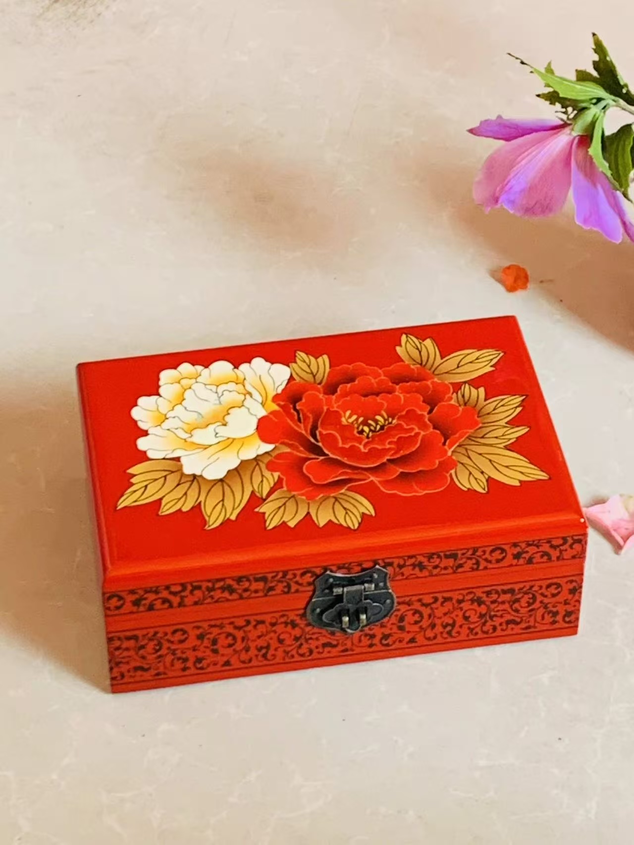 喜庆工艺首饰盒婚庆礼品定制饰品批发创意手工定制结婚礼物装饰工艺