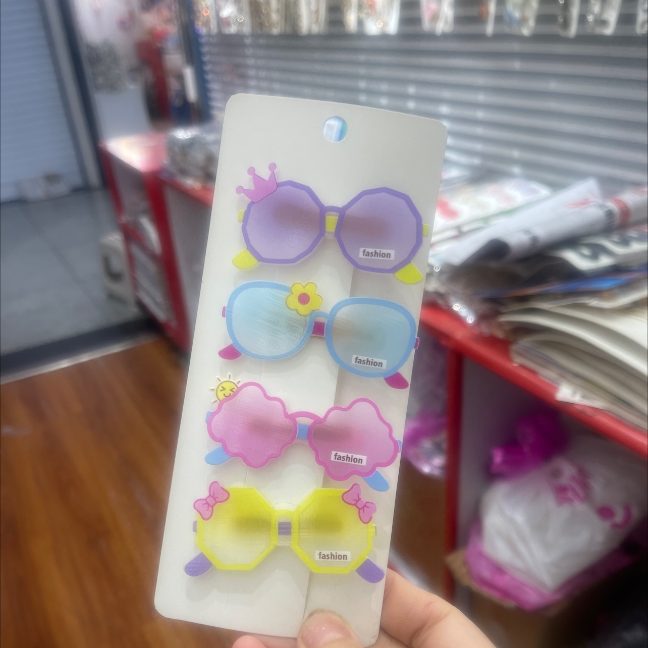 发夹可爱创意墨镜小清新甜美刘海侧边夹多巴胺拍照头饰碎发夹发饰